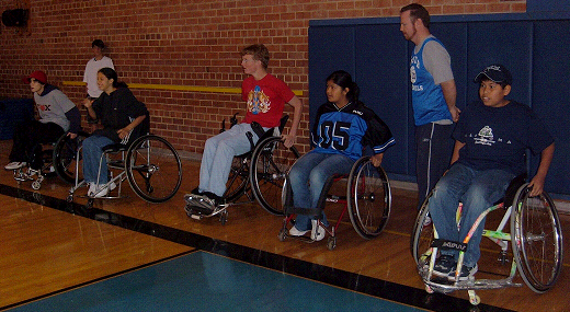 Pete races Kids at Arizona School For Deaf & Blind